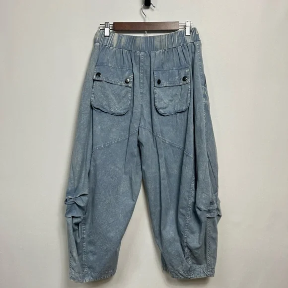 Oh My Gauze! Slate Cargo Pants - Picture 2 of 2